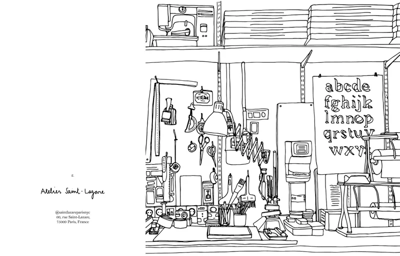 CAHIER DE COLORIAGE INTERIEURS Zoé de Las Cases - Eleene Concept Store