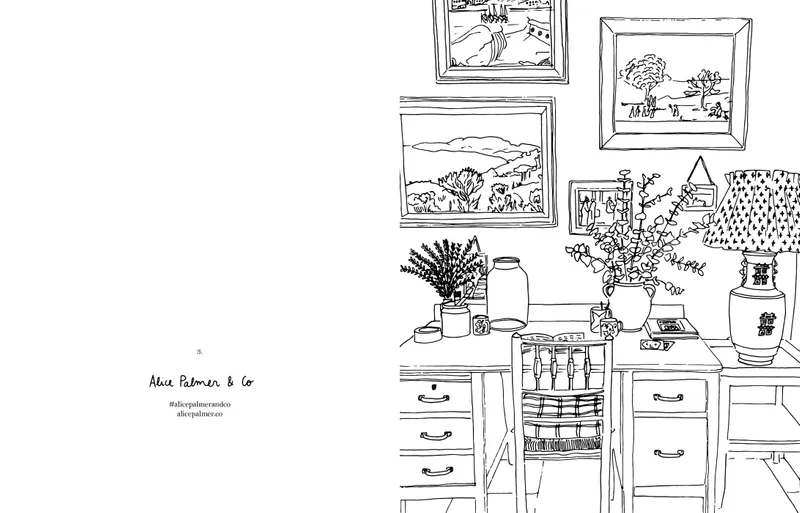 CAHIER DE COLORIAGE INTERIEURS Zoé de Las Cases - Eleene Concept Store
