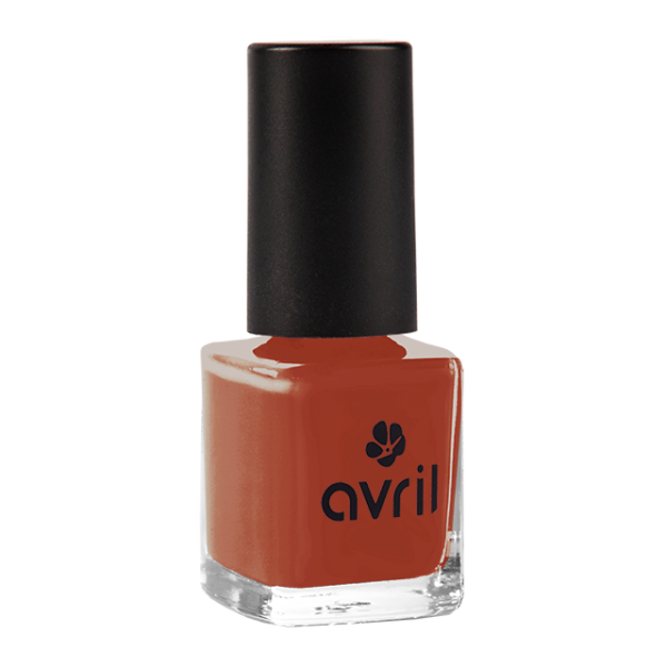 Vernis rouge brique avril