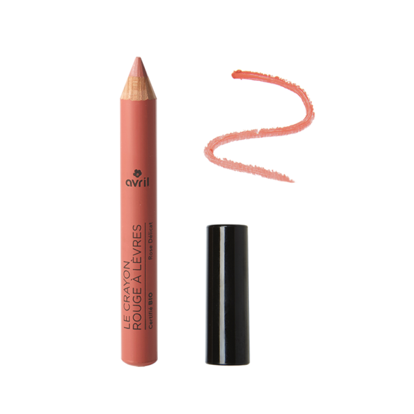 Crayon rouge à lèvres Rose Délicat Certifié bio