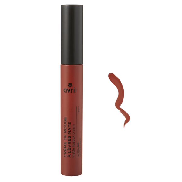 Crème de rouge à lèvres mate Acajou