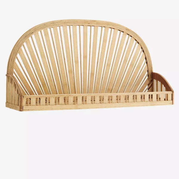 Bambou rattan shelf