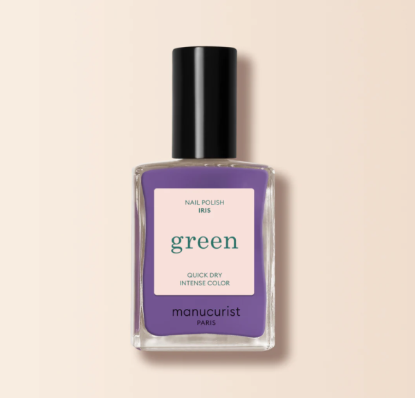 vernis green lilas manucurist