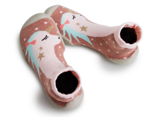 chaussons chaussettes licorne le collégien