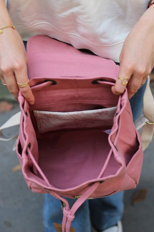 sac à dos Elliott hindbag couleur blush. petit format